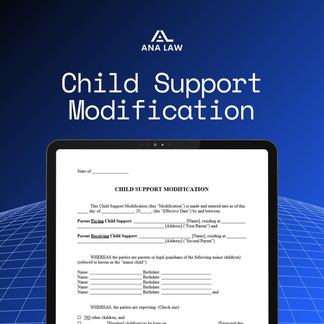 Child Support Modification