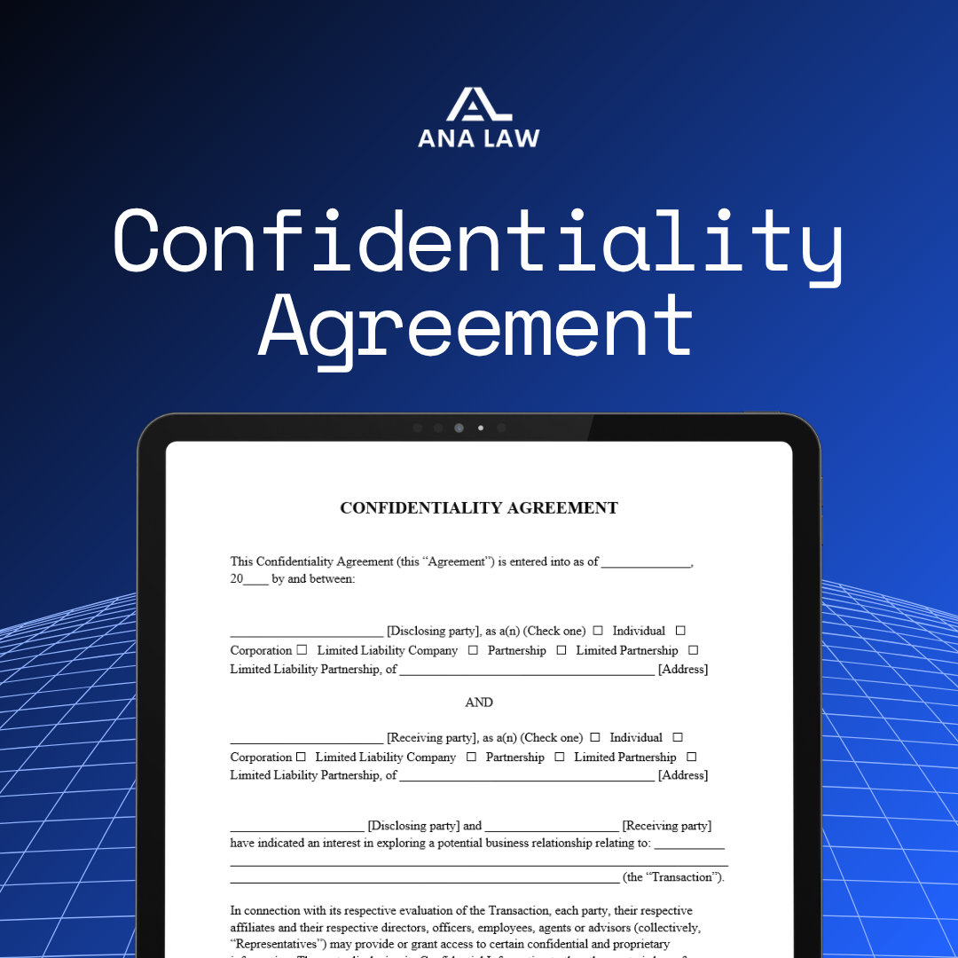 Confidentiality Agreement