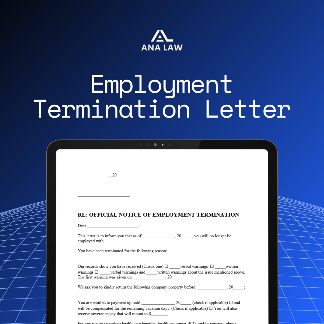 Employment Termination Letter