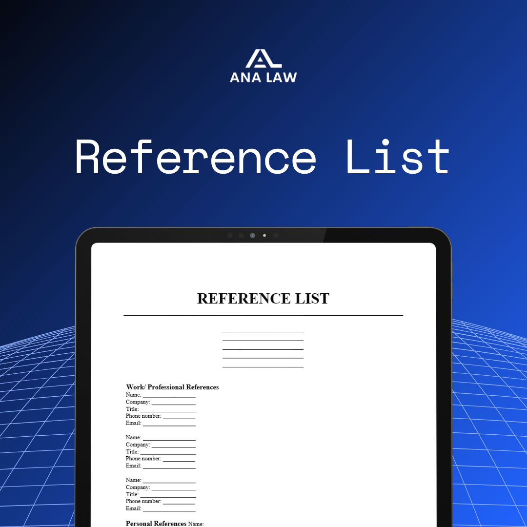 Reference List