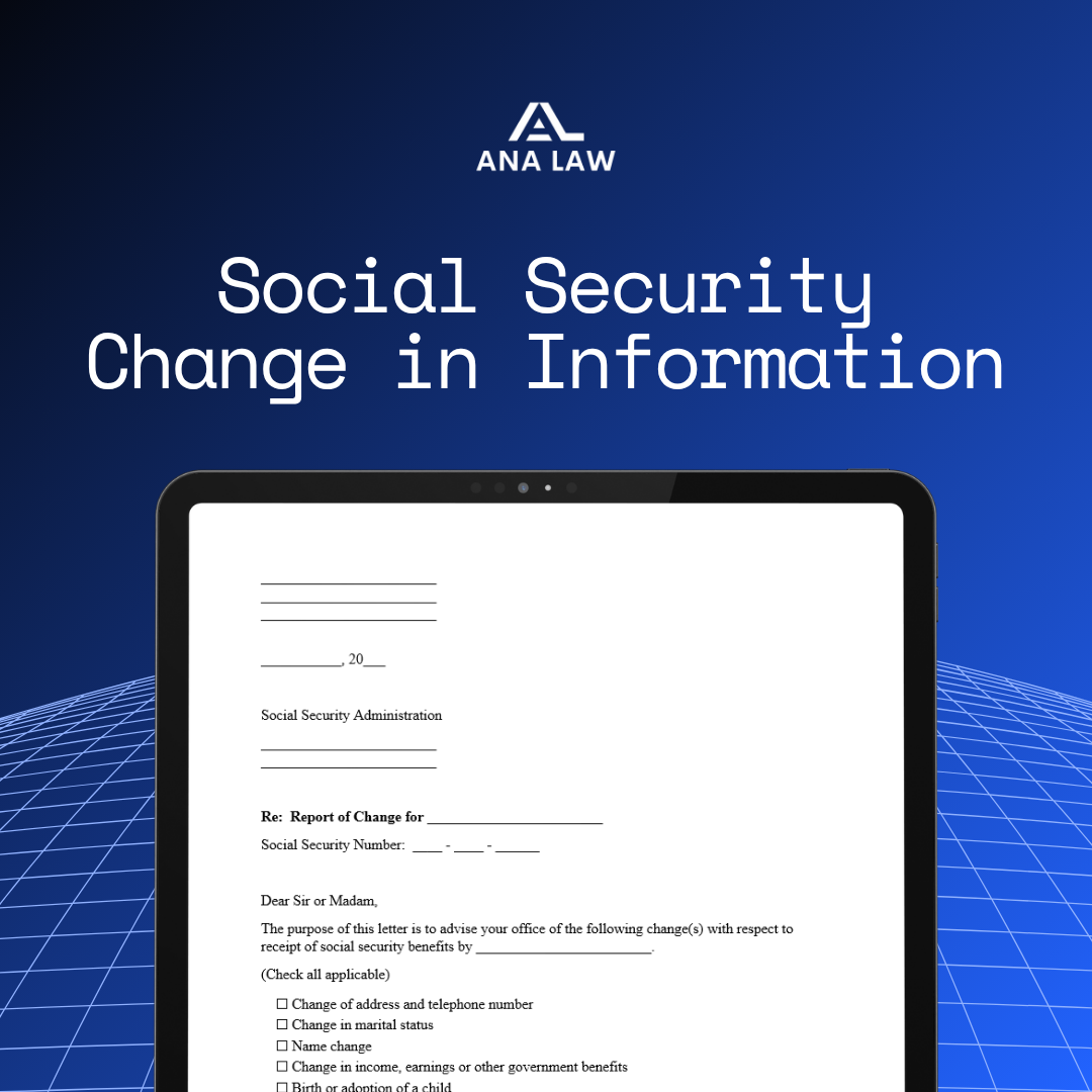 Social Security Change in Information