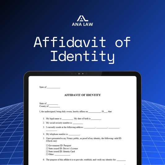Affidavit of Identity