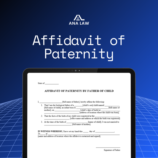 Affidavit of Paternity