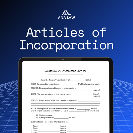 Articles of Incorporation
