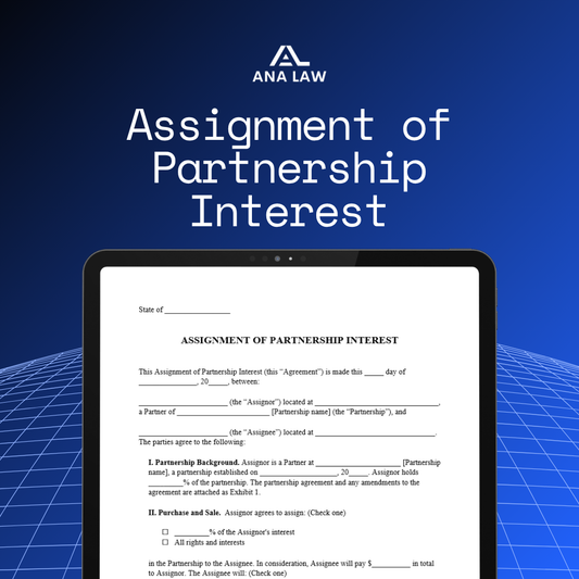 Assignment of Partnership Interest