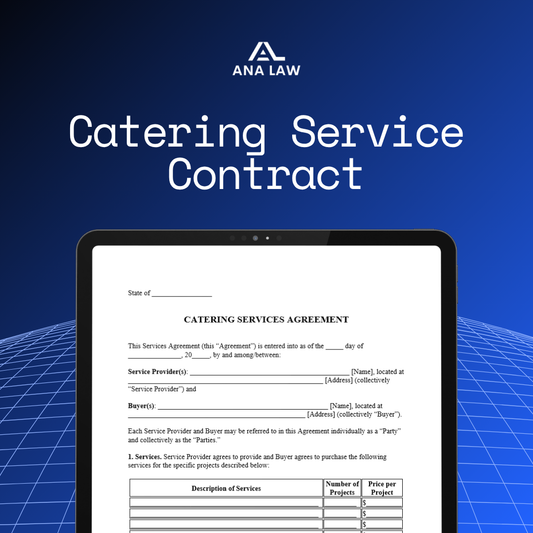 Catering Service Contract
