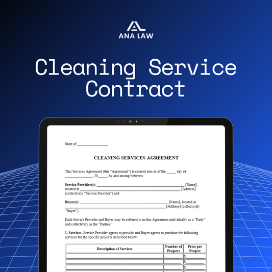 Cleaning Service Contract