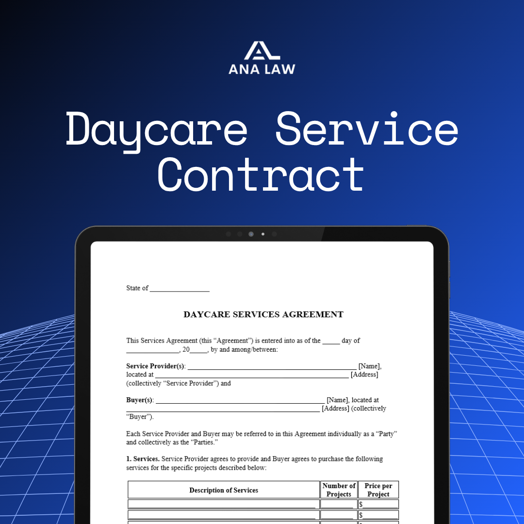 Daycare Service Contract