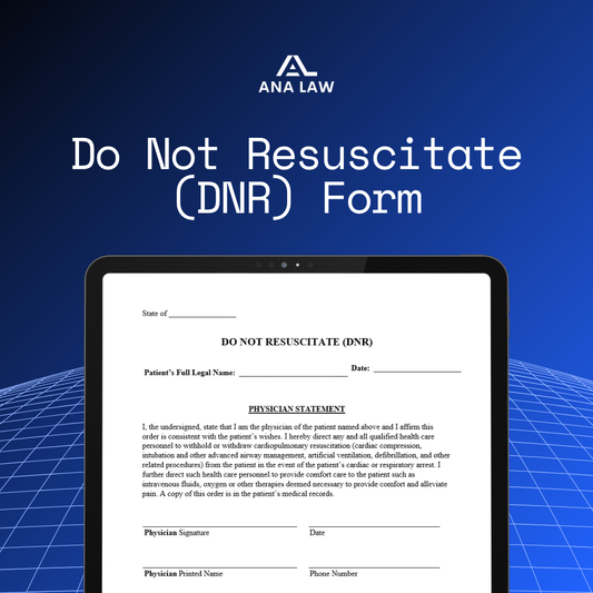 Do Not Resuscitate (DNR) Form