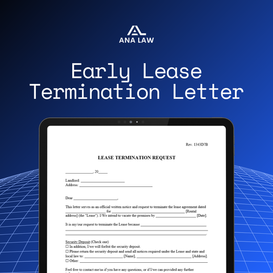 Early Lease Termination Letter