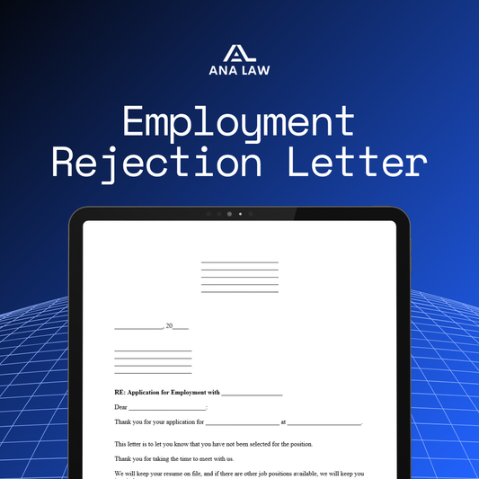 Employment Rejection Letter
