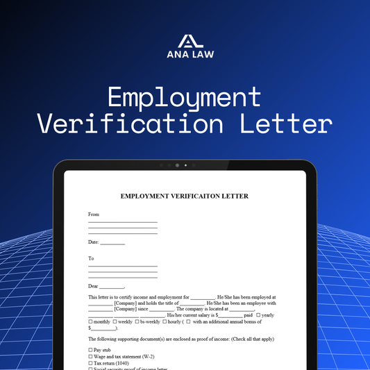 Employment Verification Letter