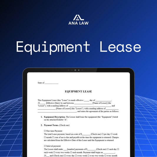 Equipment Lease