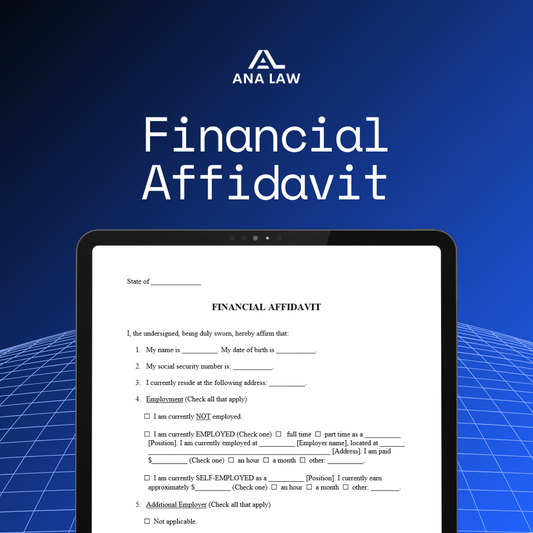 Financial Affidavit