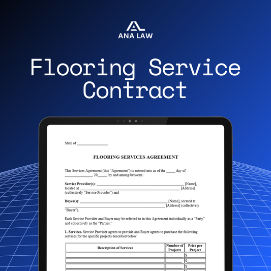 Flooring Service Contract