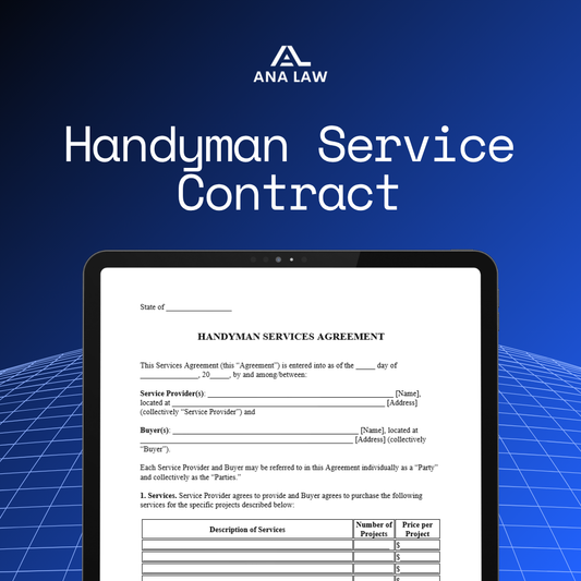 Handyman Service Contract