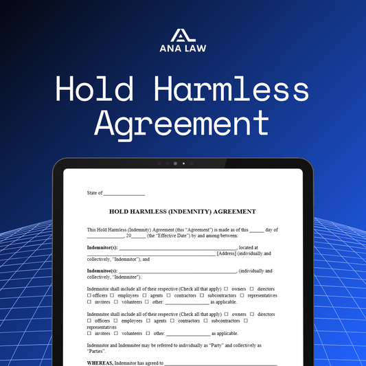 Hold Harmless Agreement