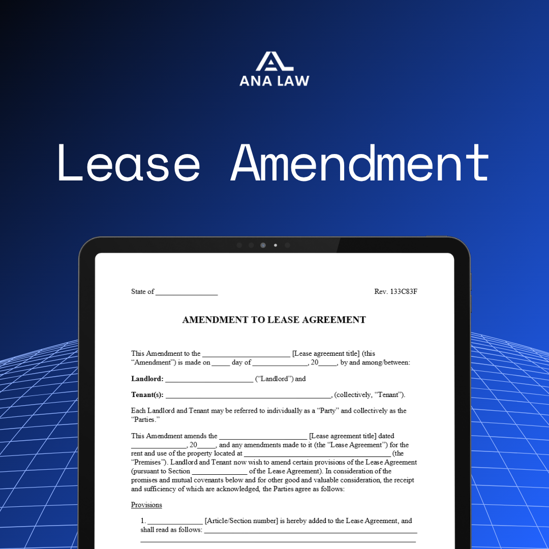 Lease Amendment