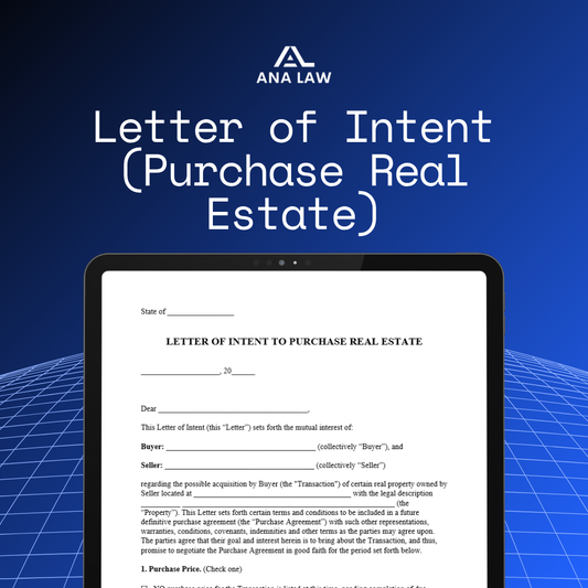 Letter of Intent (Purchase Real Estate)