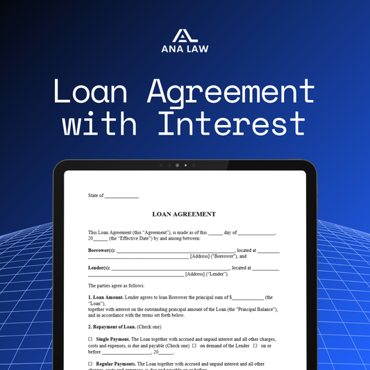 Loan Agreement with Interest