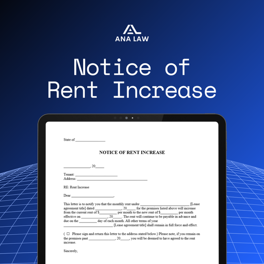 Notice of Rent Increase