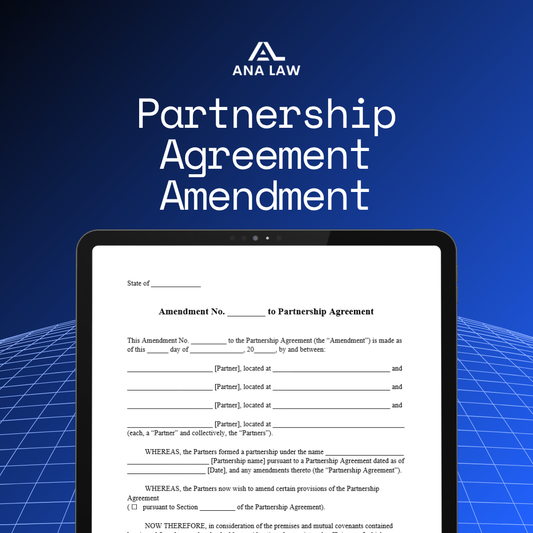 Partnership Agreement Amendment