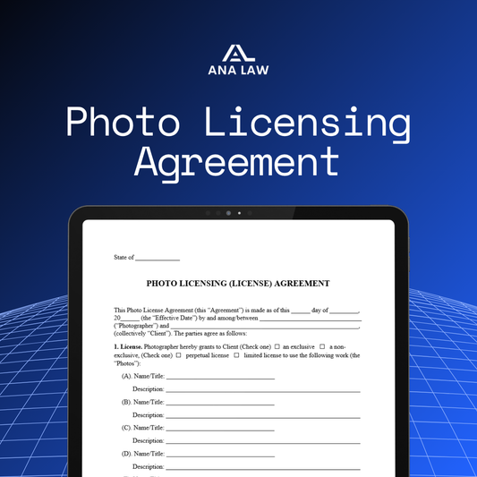 Photo Licensing Agreement