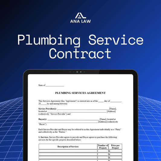 Plumbing Service Contract