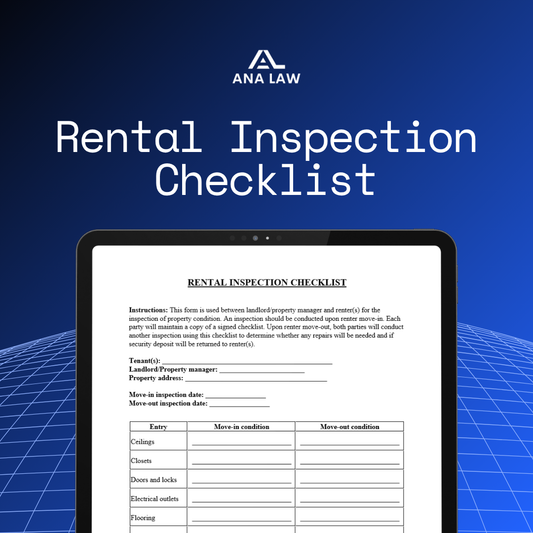 Rental Inspection Checklist
