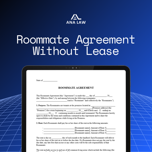 Roommate Agreement Without Lease