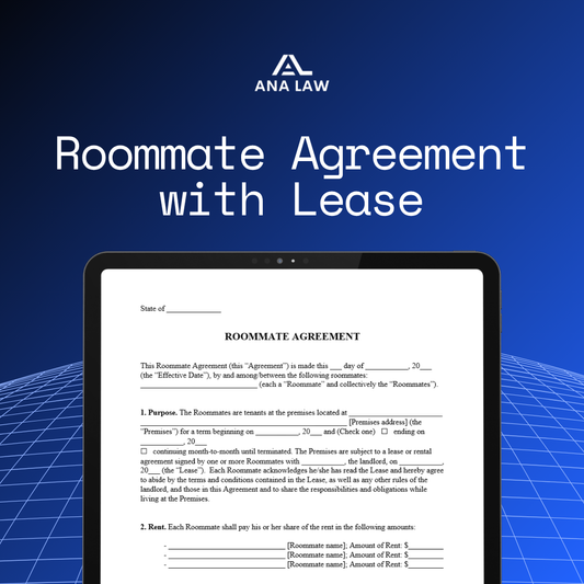 Roommate Agreement with Lease