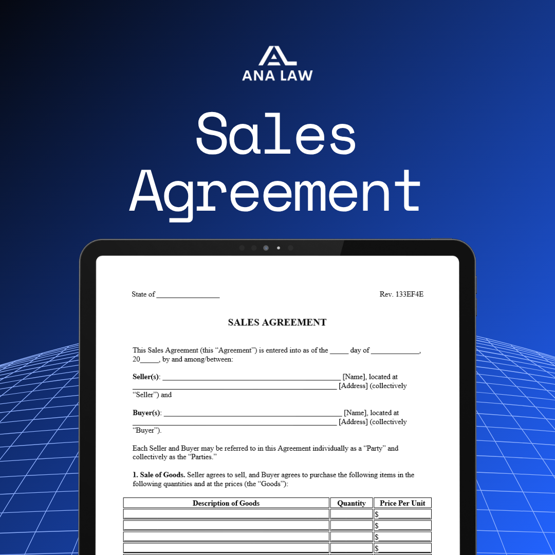 Sales Agreement