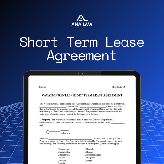 Short Term Lease Agreement