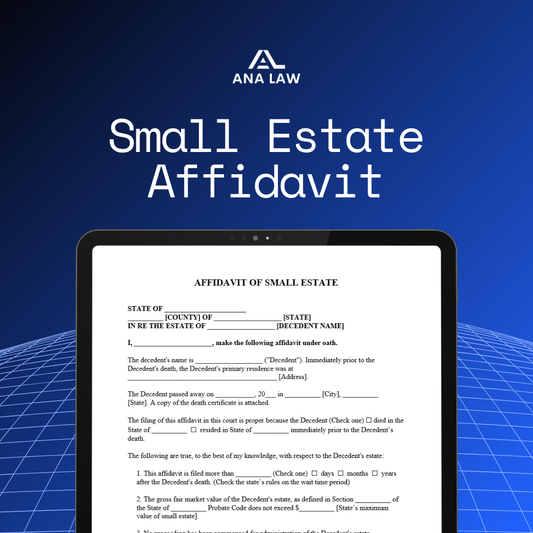 Small Estate Affidavit