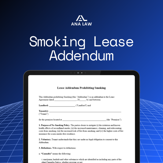 Smoking Lease Addendum