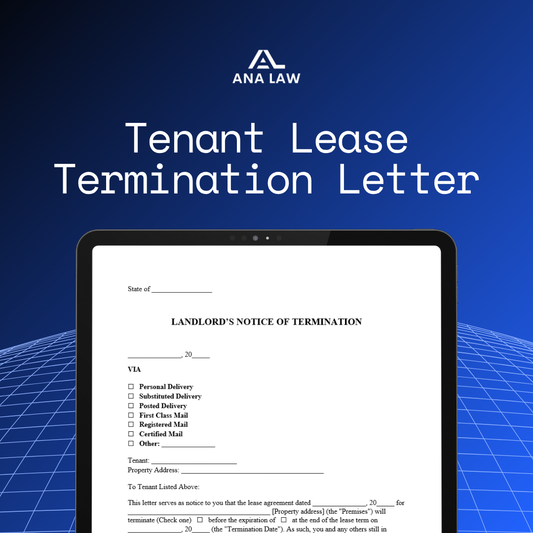 Tenant Lease Termination Letter