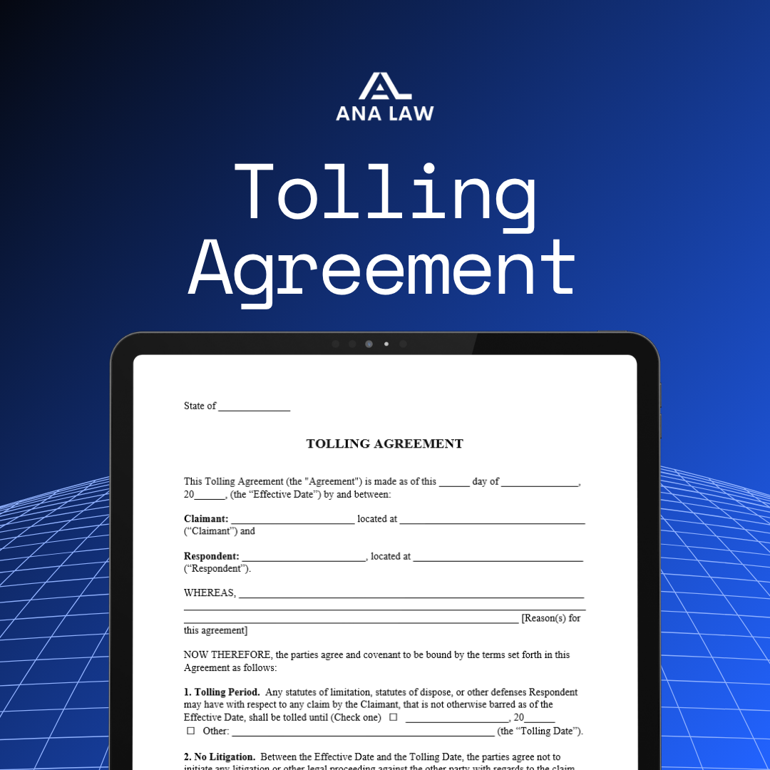 Tolling Agreement