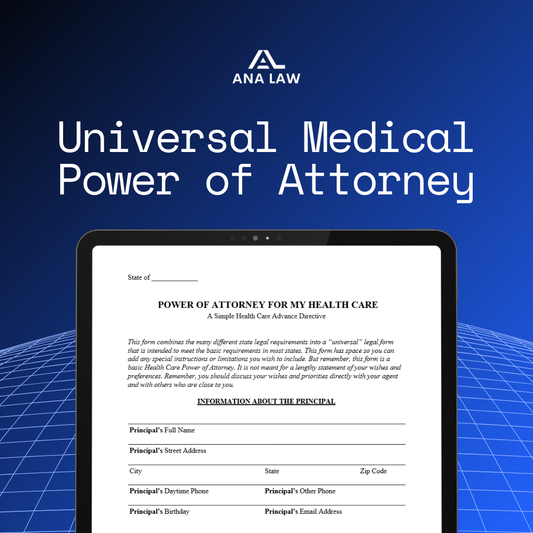 Universal Medical Power of Attorney
