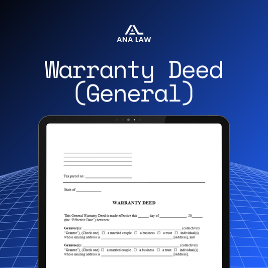 Warranty Deed (General)
