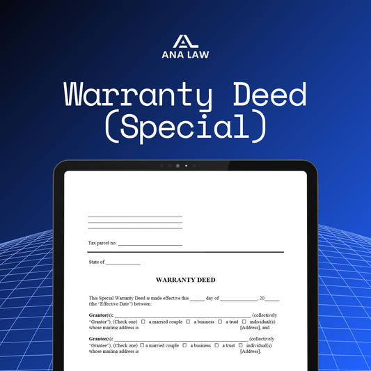 Warranty Deed (Special)